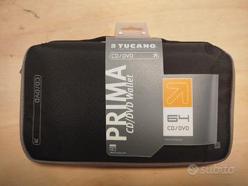 Custodia porta CD e DVD - Tucano - NUOVA 