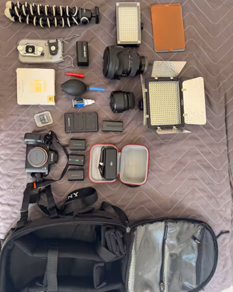 Kit Sony A7 III, Sigma 24-70 2.8, Sony 50mm 1.8, D