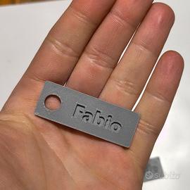 Portachiavi con scritte