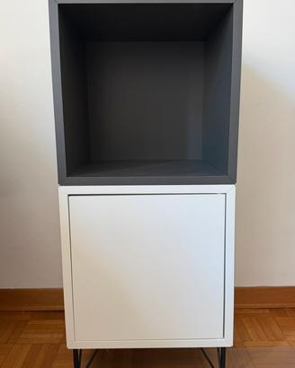 IKEA EKET bianco/grigio con gambe