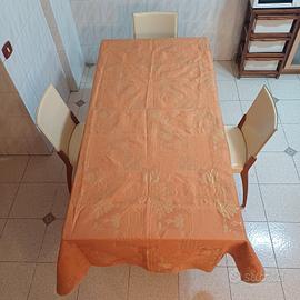 Tovaglia Da Tavola Vallesusa Arancione Oro