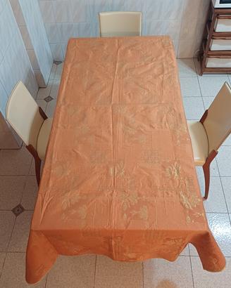 Tovaglia Da Tavola Vallesusa Arancione Oro