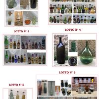 Lotto bottiglie miste mignon ampolla damigiana