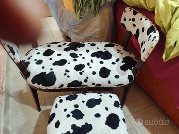 salottino vintage maculato