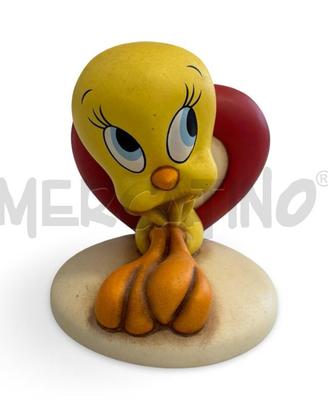 THUN TWEETY LOONEY TOONES SEDUTO CUORE