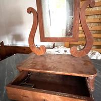 Antica specchiera da tavolo metà '800