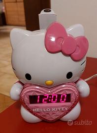 Radiosveglia con proiettore Hello Kitty