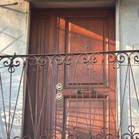 Portone blindato rivestito in legno
