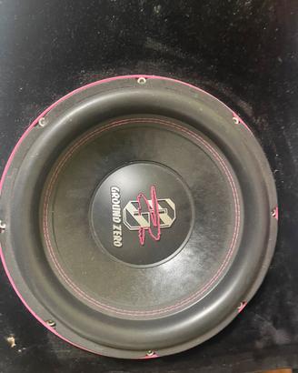 Subwoofer ground zero pink e 2 amplificatori