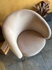 Coppia poltroncine maison du monde velluto