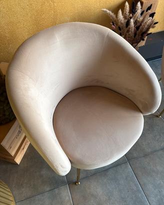 Coppia poltroncine maison du monde velluto