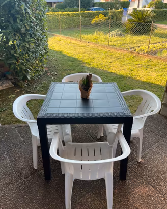TAVOLO DA GIARDINO DALLAS 80x80
