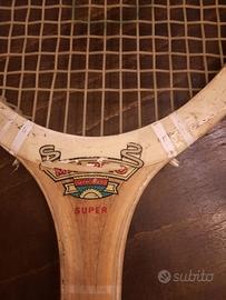 Racchette tennis vintage legno Maxima e Malbro