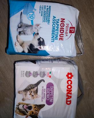 tappetini igienici assorbenti cani/gatti