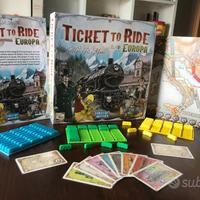 Ticket to Ride Plancia raccogli treni colorata