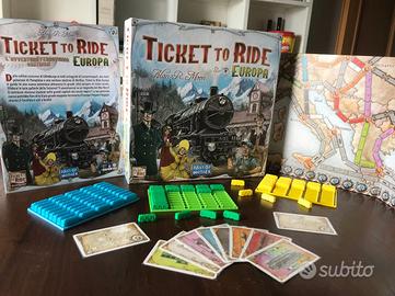 Ticket to Ride Plancia raccogli treni colorata