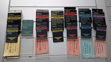 Lotto 7 schede suoni Roland SN-U110 (U220/D70/...)