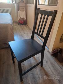 Sedia Ikea Stefan marrone