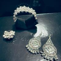 Parure Argento Indiano con Sonagli regolabili