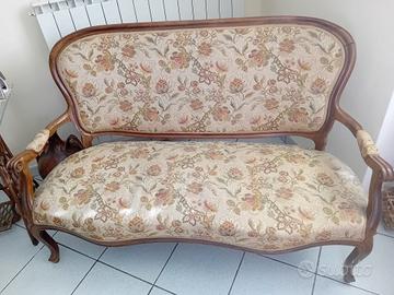 Set Salotto Classico - Divano 2 Posti + 2 Poltrone