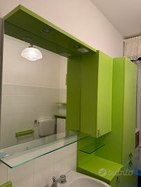 Bagno con specchiera