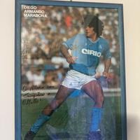 Poster con firma di Diego Armando Maradona