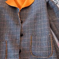 cappotto a quadroni kimika 