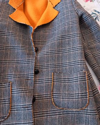 cappotto a quadroni kimika 