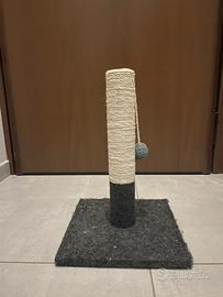 Tiragraffi per gatti – base stabile, con pallina