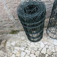 rete plastificata verde x giardino