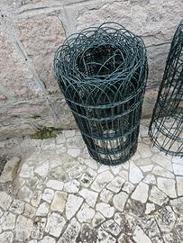 rete plastificata verde x giardino