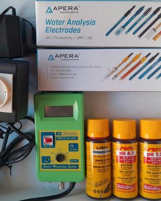 Controller pH Milwaukee SMS122 + Sonde Apera