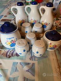 Set da cucina olio sale e pepe