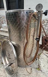 Botte / serbatoio 500L in acciaio inox per vino 