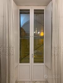 Infissi pvc porta finestra alta 3 metri quasi nuov