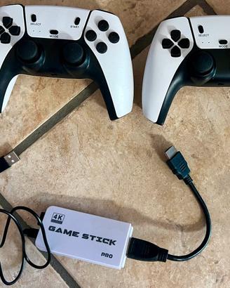 Console Retrogaming 4K M15 Plus + 2 Controller Wi