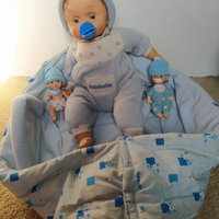 Cicciobello, due baby Cicciobello e fasciatoio