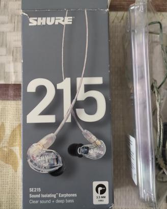 Cuffie in-ear Shure SE215  monitor studio