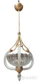 Lampadario Barovier anni 40.