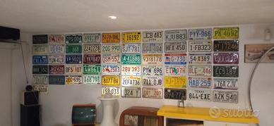 Collezione completa di targhe USA