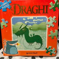 Draghi libro puzzle per bambini
