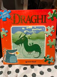 Draghi libro puzzle per bambini