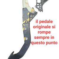 Pedale leva frizione spark in acciaio