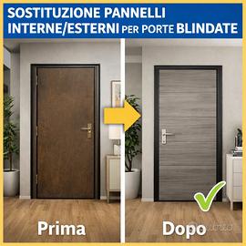 Pannelli porta blindata – Installazione veloce