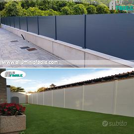 Listone doga alluminio incastro privacy recinzione