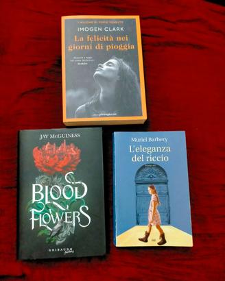 Set di 3 libri di narrativa contemporanea
