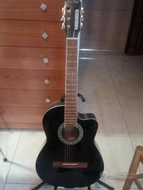 chitarra classica elettrificata Harley Benton