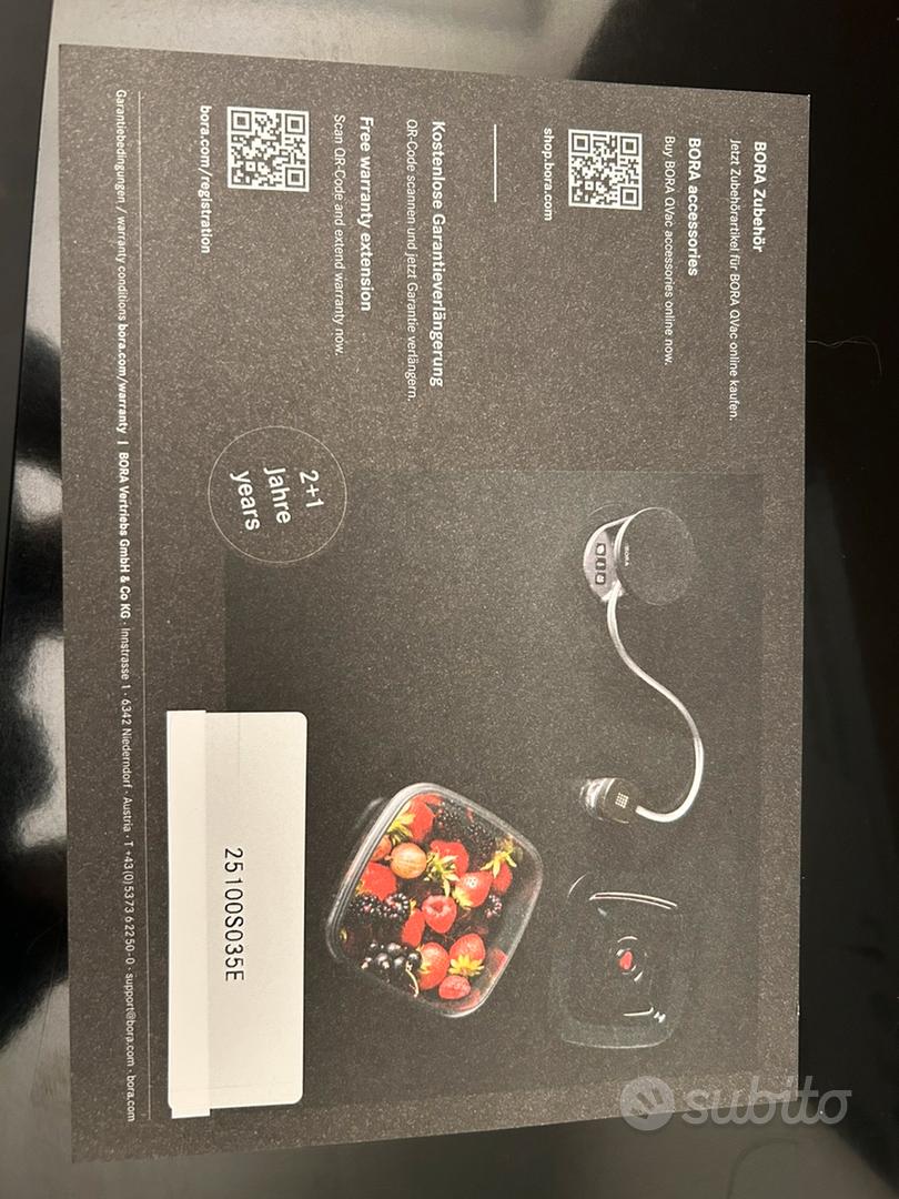 Bora QVAC move apparecchio sottovuoto - Elettrodomestici In vendita a Milano