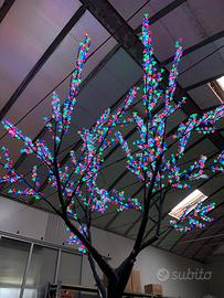 Albero decorazione pesco a LED