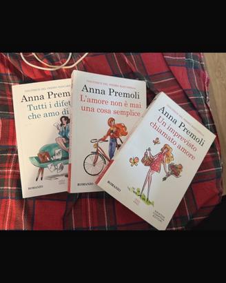 3 libri rosa Anna Premoli